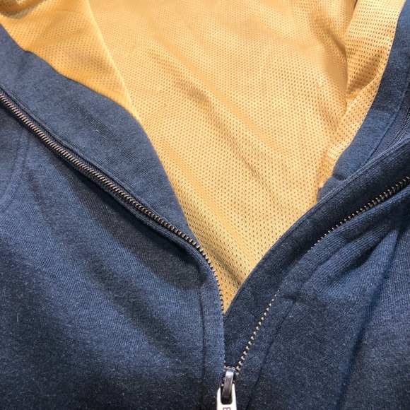 Burton Full Zip Hoodie Men’s Small Grey & Gold - Picture 10 of 13